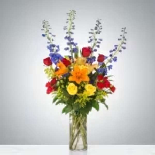 Vibrant Harmony Vase