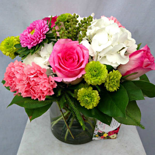 Pink and Green