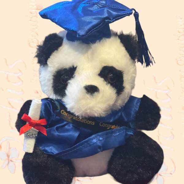 Graduation 6"H Plush Panda Bear Gift Class of 2024