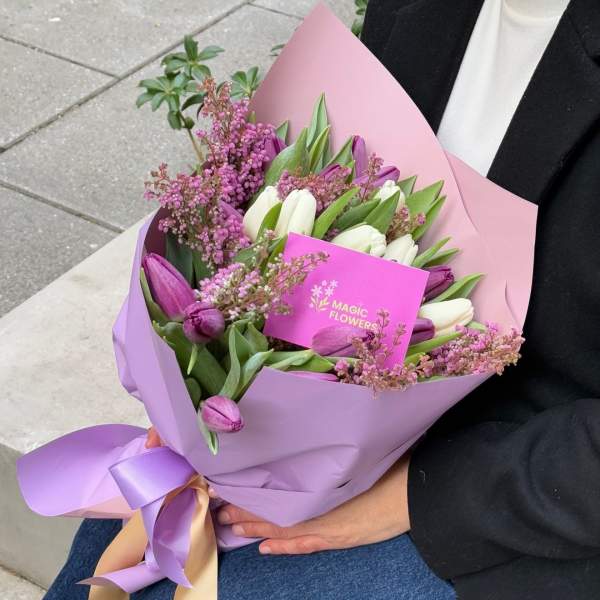 #50 Purple Tulips