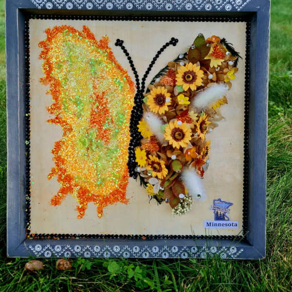 Mariposa en Otoño