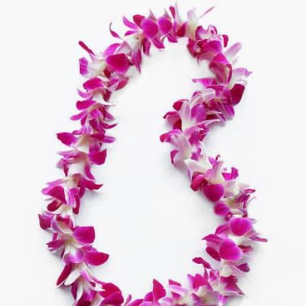 Purple Orchid Lei