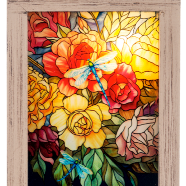 "Spring is Coming" Light up plaque