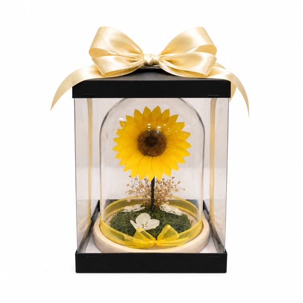 Eternal Sunflower Dome (Height: 9.84 ")