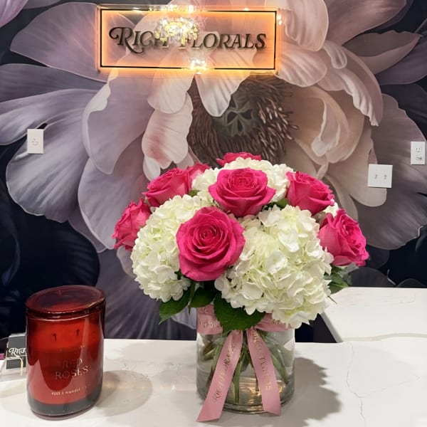 Pink Clouds Vase Arrangement