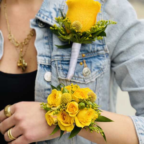 Corsage and Boutonniere Combo