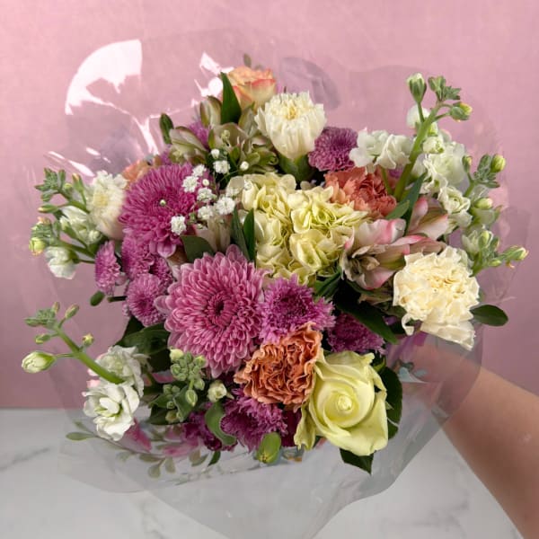Soft & Sentimental Wrapped Bouquet - Grand