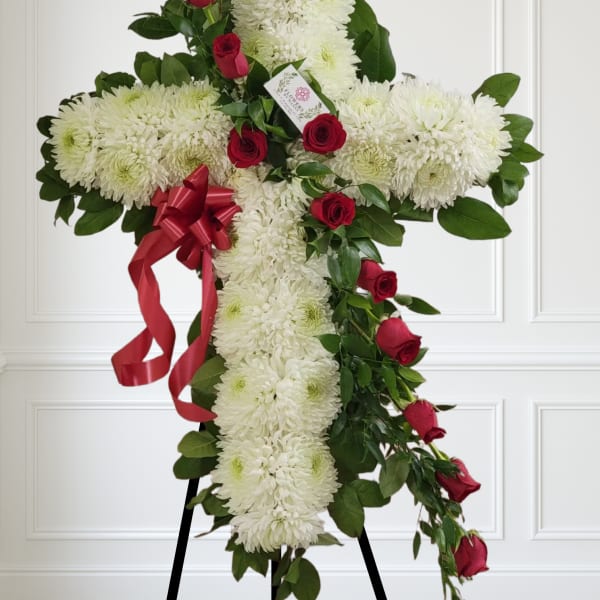 Red and white cross