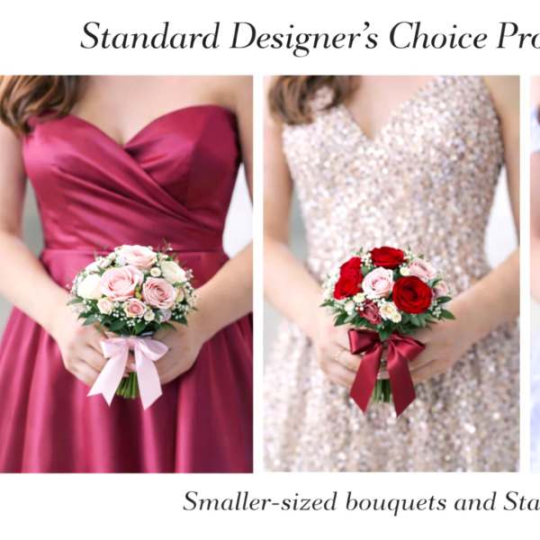 Designer’s Choice Prom Nosegay Bouquet