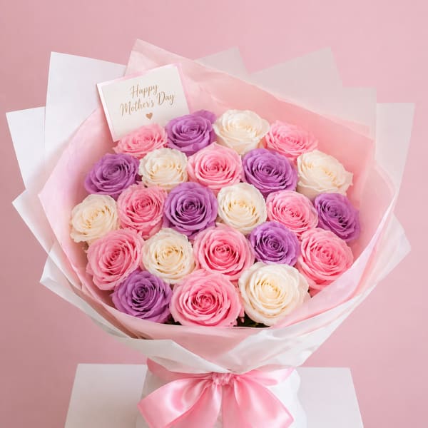 25 Multicolor Mom Bouquet