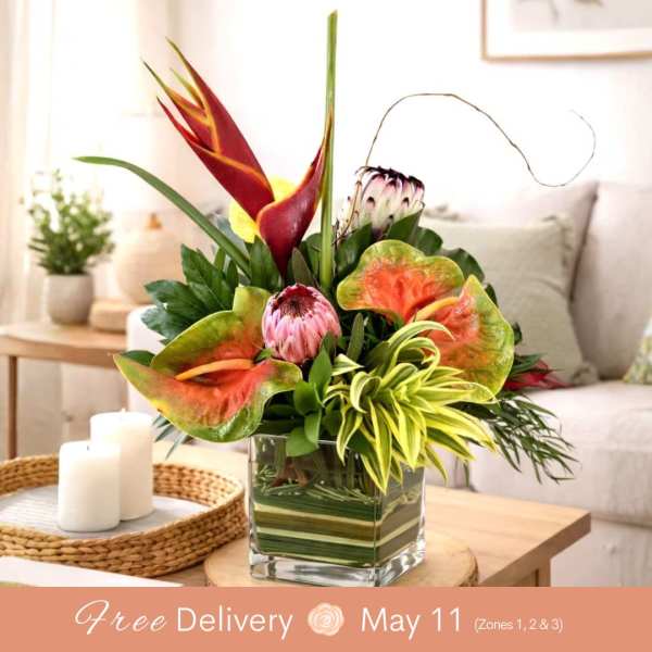 Sold out! Exotic Hue for Mom! (Featuring Local tropical flowers)