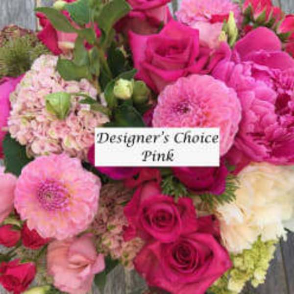 Pink mixed bouquet with roses and peonies