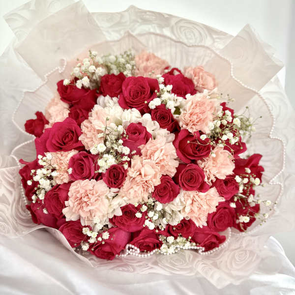 Mixed pink.