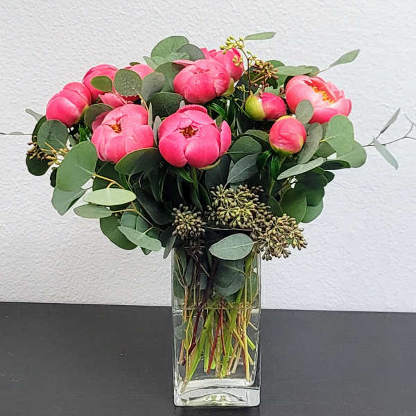 Seasonal Red Peonies