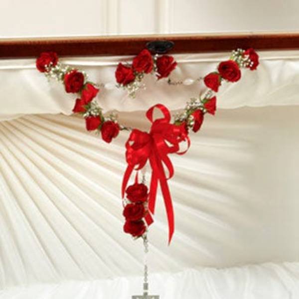 Small Rosary with spray roses
