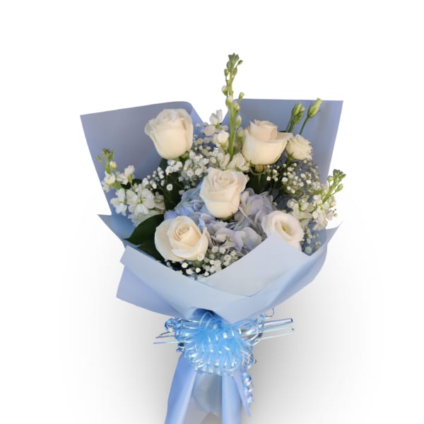 Columbia Blue Elegance Bouquet
