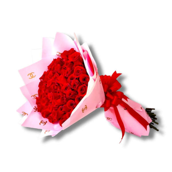 50 Red Roses.