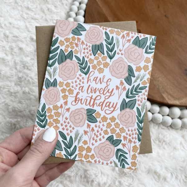 Have A Lovely Birthday Card