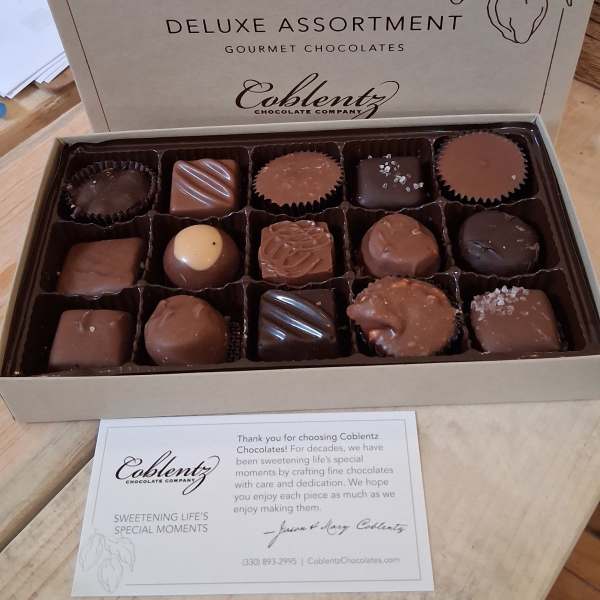 Coblentz deluxe assorted gourmet chocolates
