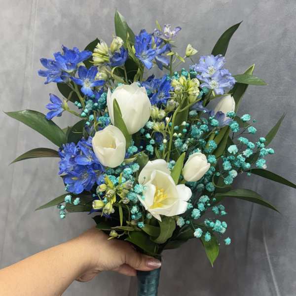 Aqua Royal Prom Bouquet