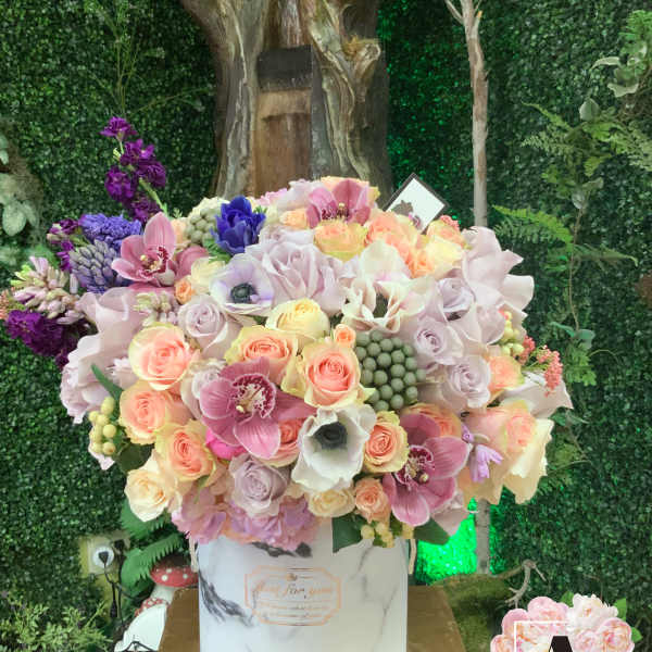 Lavender Dreams Hat Box