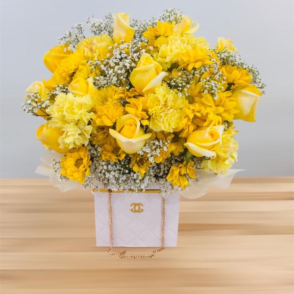 Just yellow
