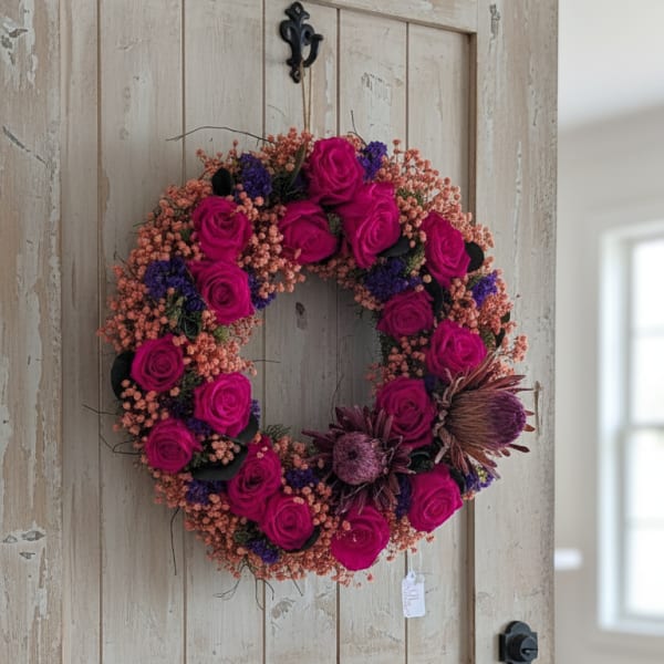 Beautiful and bright Rose Wreath