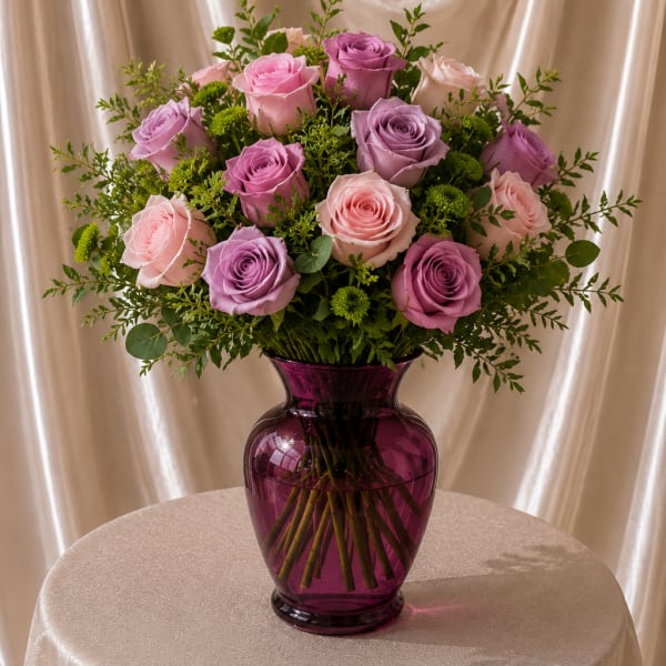 Blushing Lavender Garden Roses