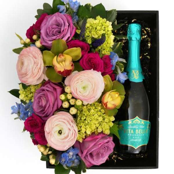 Flora Box Pastel Vita Bella Prosecco