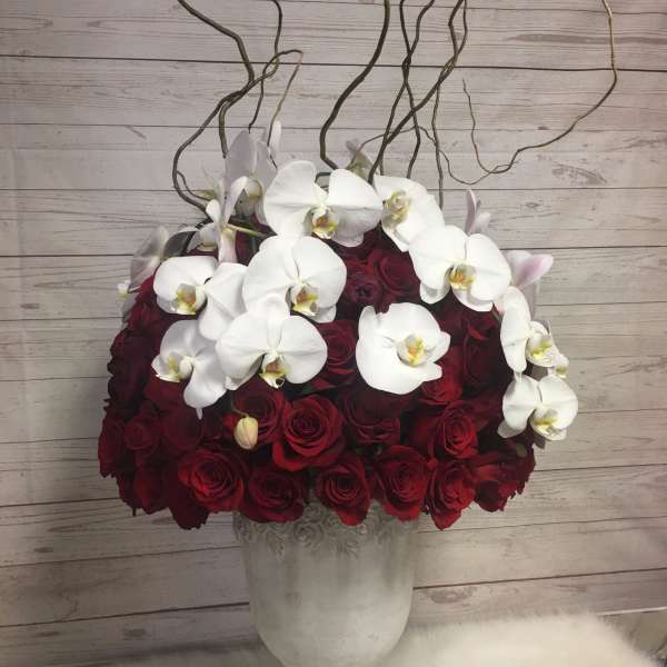 Red Rose extravagance