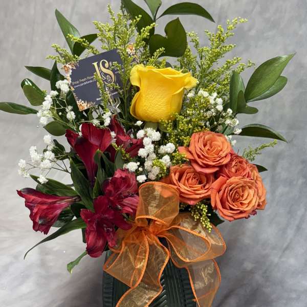 Golden Harvest Vase