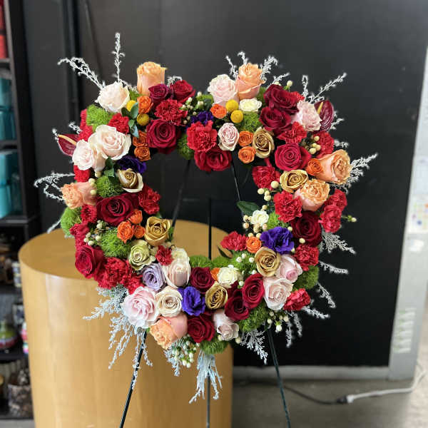 Heart Shape Celebrating Life