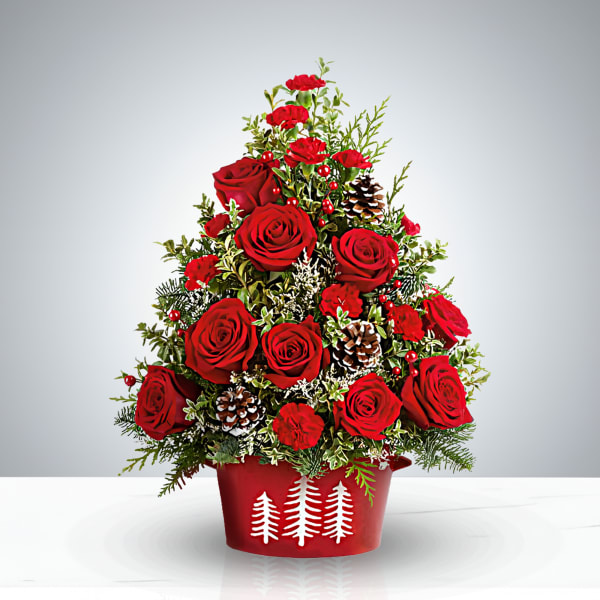 Christmas Rose Tree