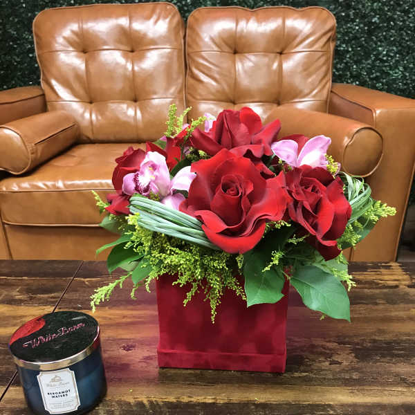 Ruby Velvet Box