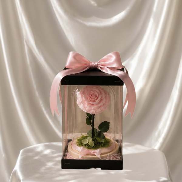 Luxury Forever Rose Dome (Height: 9.84 ")