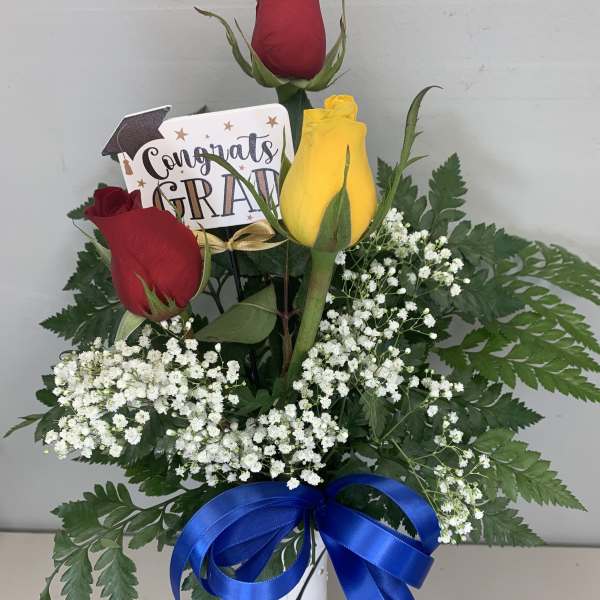 Graduation Bud Vase