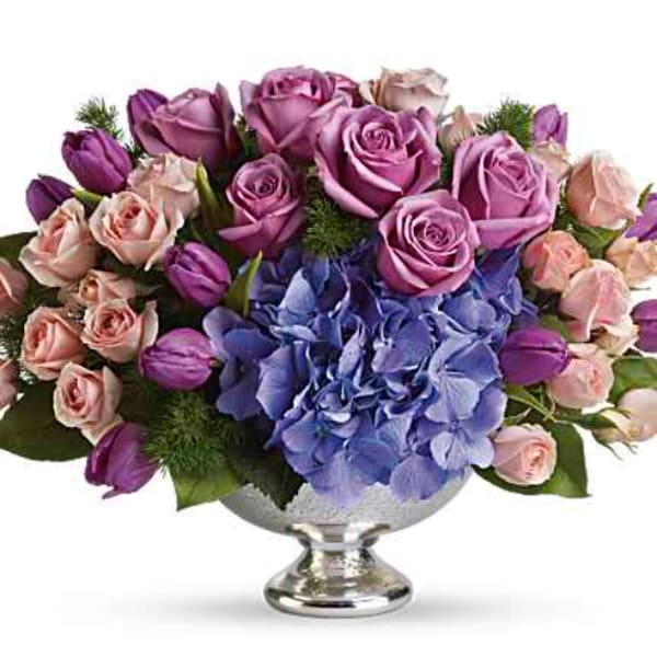 TF Purple Elegance Centerpiece