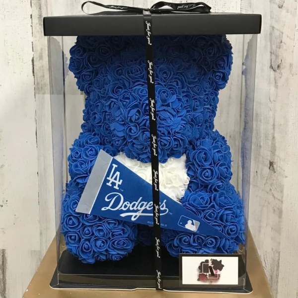 Go Dodgers! Flower Bear
