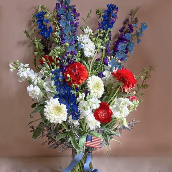 Red White & Blue bouquet