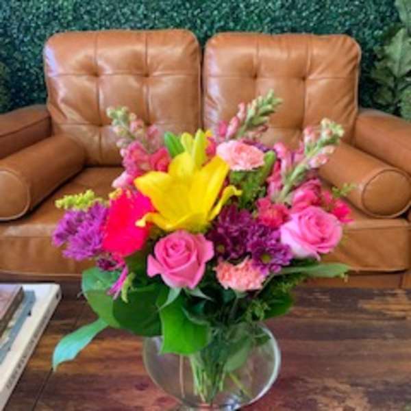 Spring mixture of flowers