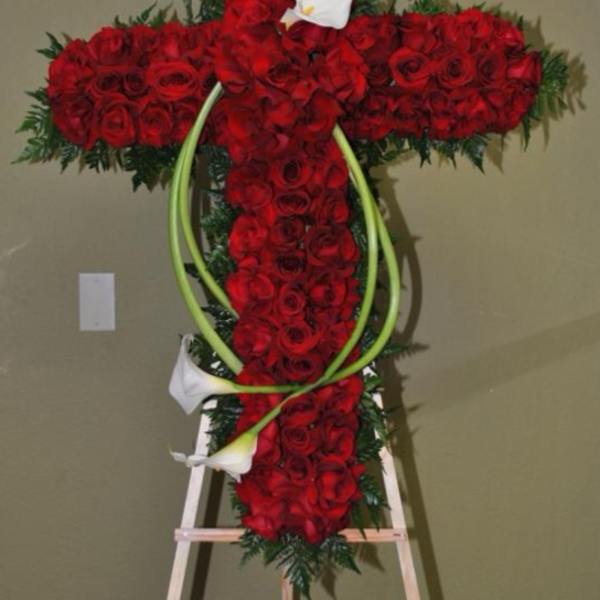 Covered In Roses Cross
