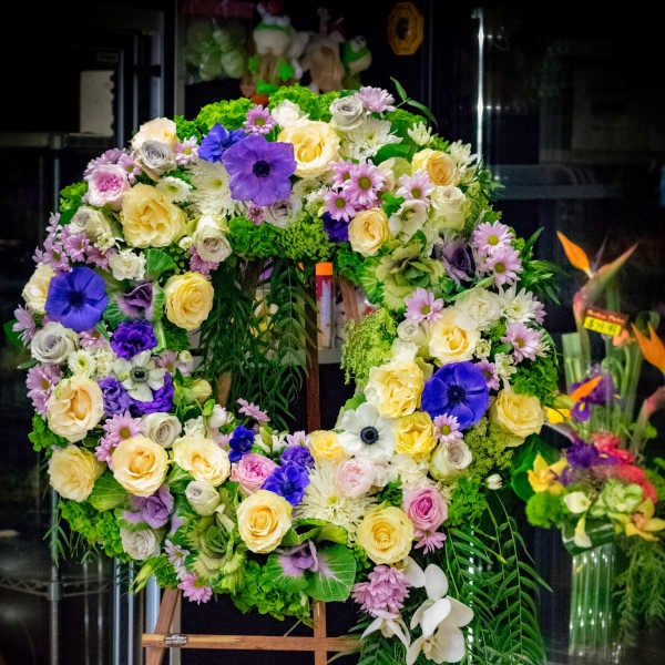 Spring Sympathy Wreath