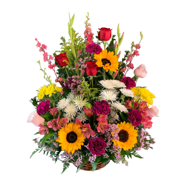 Large Designers Choice Floral Mix Basket