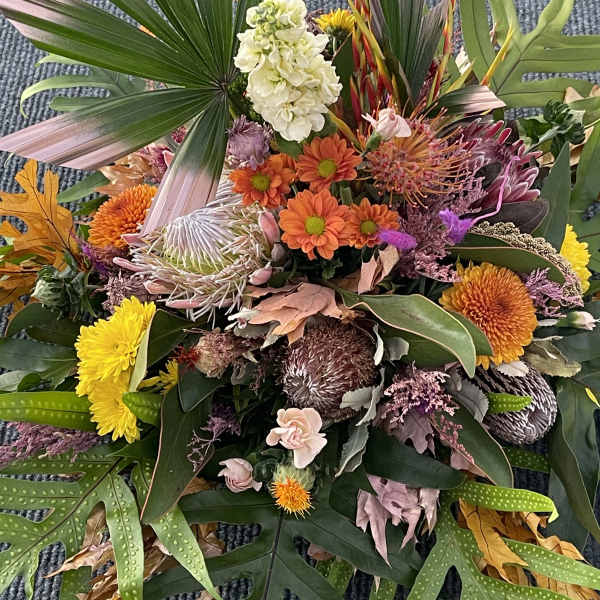 Seasonal fall centerpiece florist choice