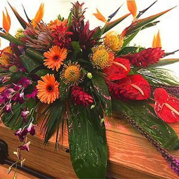 Tropical casket saddle