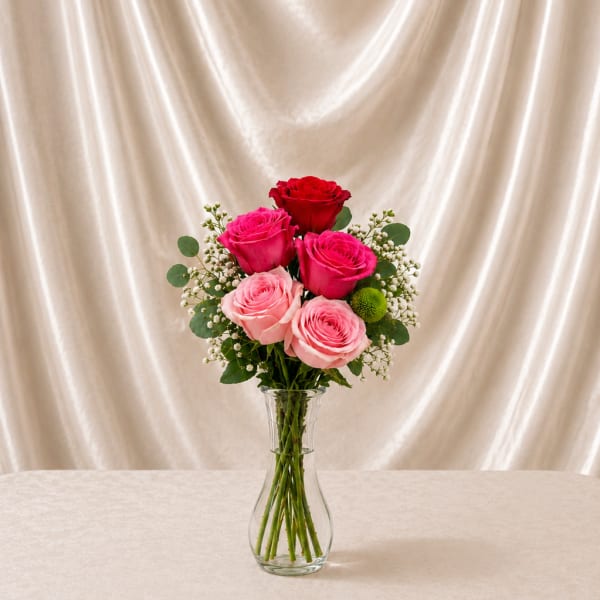 Pink Kiss Bud Vase