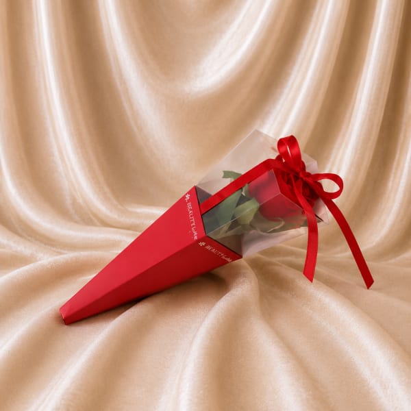 Single Rose in Red Gift Box