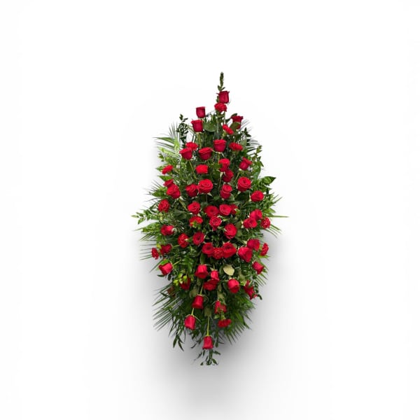 Red Rose standing spray