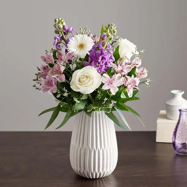 Treasured Memories Lavender & White