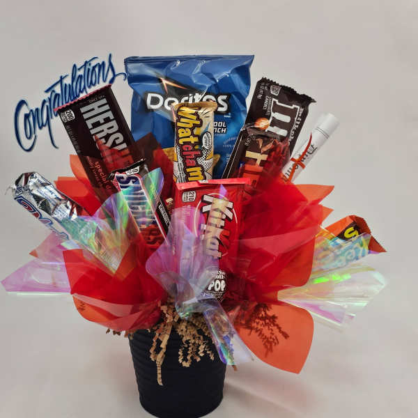 North Montgomery High School Graduation Candy Basket